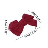 Unique Bargains Women's Classic Bow Hair Clips 5.51"x3.54"x1.38" 1 Pc - 4 of 4
