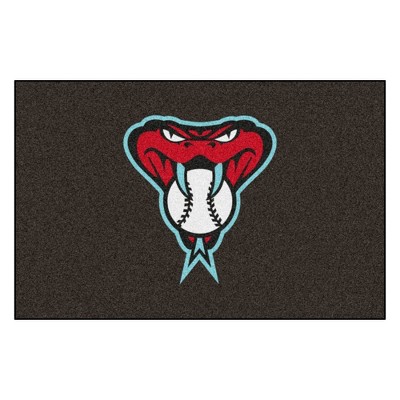 MLB Arizona Diamondbacks 19"x30" Snake Logo Rug