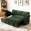 Dyonery 82" Sleeper Sofa Bed, L-Shaped Reclining Couch with Reversible Storage Chaise, Tool-Free Assembly - 2 of 4