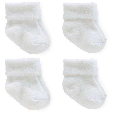 white baby socks