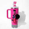 CharCharms Check Water Bottle Boot White/Black - 3 of 4