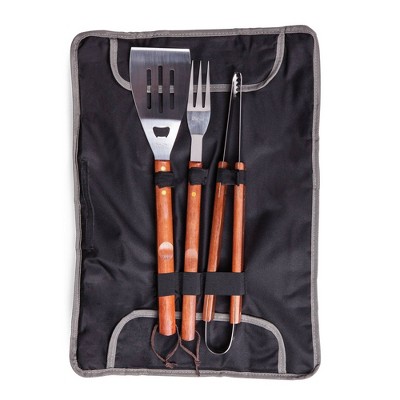 NFL Detroit Lions 3-Piece BBQ Tote and Tools Set by Picnic Time