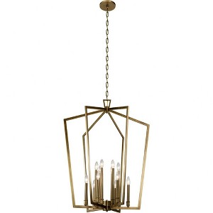 Kichler Lighting Abbotswell 12 - Light Chandelier in  Natural Brass - 1 of 3