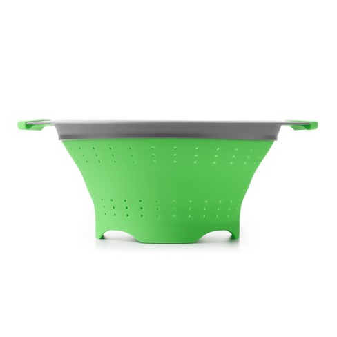 OXO GreenSaver 5 Qt. Rectangular Polypropylene Produce Keeper with Colander  and Lid