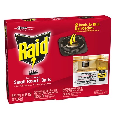 Raid Small Roach Baits Double Control - 12ct