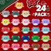 Aoibox 2025 Advent Calendar 24 Piece Mini Axolotl Plush Set 2.5 x 3.7 Inch Christmas Countdown Toys for Kids Teens Gifts - 2 of 4