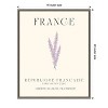 Amanti Art France Travel Poster French Lavender by Chayan Lewis Canvas Wall Art Print Framed 16 x 20-in. - 4 of 4