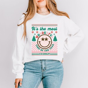 S.W.Smiley The Most Wonderful Time Smiley -  Women's Graphic Sweatshirt - 1 of 4