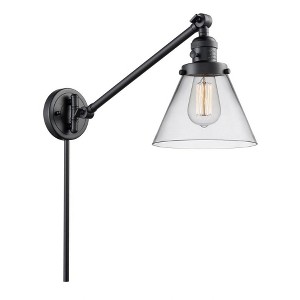 Cone - 1 Light Swing Arm Wall Sconce In Industrial Style-25 Inches Tall and 8 Inches Wide - 1 of 1