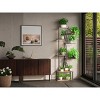 ORRD S-Shaped Plant Stand with Grow Lights, 8-Tier 64" Indoor Plant Shelf Curved Design, Metal Plant Display Rack for Living Room & Balcony - 4 of 4
