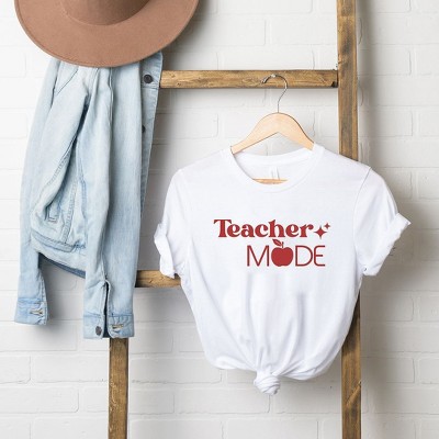 Simply Sage Market Women's Teacher Mode Apple Short Sleeve Graphic Tee