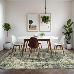Rugs for Living Room - Non Slip Printed Area Rug, Stain Resistant Modern Floor Carpet, Low Pile Soft Indoor Rug for Home Decor - 1 of 4