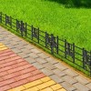 15 Panels 8ft(L) x24in(H) Decorative Garden Fence Animal Barrier Fence,T Shape Flower Bed Fencing Barrier,Frog Pattern - 3 of 4