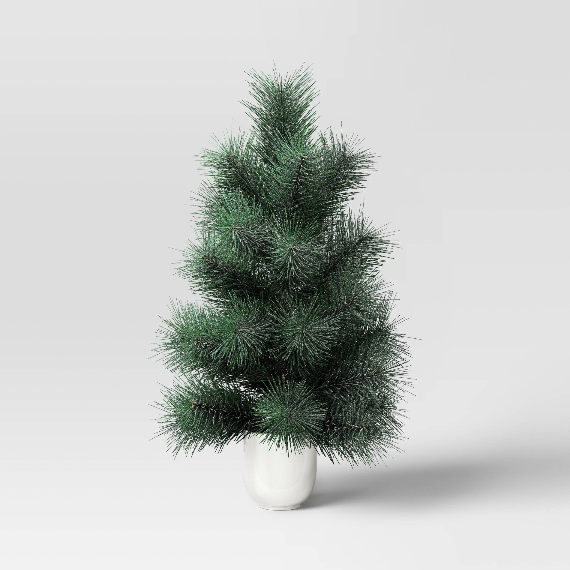 22" Shimmer Long Needle Christmas Artificial Tree - Threshold™