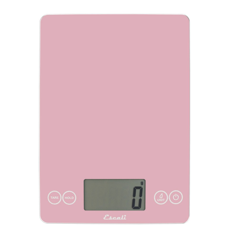 Escali Arti Classic Glass Digital Scale Pink