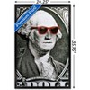 Trends International George Washington - Dollar Glasses Framed Wall Poster Prints - 3 of 4