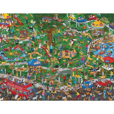 The Dog Park 1000 Piece Jigsaw Puzzle