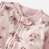 Little Planet by Carter's Organic Baby Girls' Floral Sleep N' Play - Pink - image 2 of 3