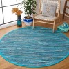 Rag Rug RAR121 Hand Woven Indoor Rugs - Safavieh - 2 of 4