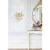 Elegant Lighting Maria Theresa 2 light Gold Wall Sconce Golden Teak (Smoky) Royal Cut Crystal - 3 of 4