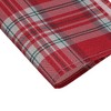 Unique Bargains Christmas Place Mats Square Plaid Linen 13"x17.7" 2 Pcs - 4 of 4