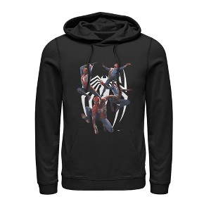 Men's Marvel Gamerverse Spider-Man Trio Pull Over Hoodie - 1 of 3