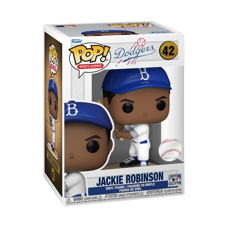 Funko POP! MLB: Los Angeles Dodgers Jackie Robinson Figure, 2 of 6