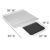 Emma and Oliver Ergonomic Sit or Stand Chair Mat with Hinged Cushioned Mat - Anti-Fatigue Mat - 4 of 4