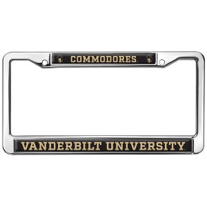 Vanderbilt University Commodores Logo Full Size Standard License Plate Metal Frame - 1 of 4