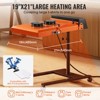 VEVOR Pro Flash Dryer 19 x 21 inch,Upgrade 6000W Automatic Infrared IR Flash Dryer Dual Fan for Screen Printing Machine,Silk Screen Dryer Black&Orange - 4 of 4