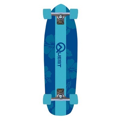 Quest Boards 36" Cruiser Skateboard - Blue
