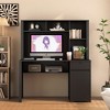 NicBex Multi-Function Computer Desk with Hutch,Power Outlets&Night Light,Modern Writing Desk Executive Table for Home&Office,Study Table - 4 of 4