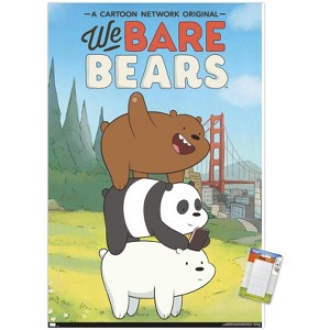 Trends International We Bare Bears - Key Art Unframed Wall Poster Prints - 1 of 4