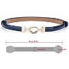 Unique Bargains Women's Metal Buckle Adjustable Thin High Waist Belt - 3 of 4