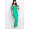 Slickblue Women's Solid Maxi Dress, Sleeveless Stretch Jersey Fabric, Casual Fit, Multi Colors Options, Size S-L - 2 of 4