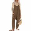 Ekouaer Womens Sleeveless Jumpsuit Loose Spaghetti Strap Baggy Overalls Jumpers Casual Long Pants Rompers with Pockets 2025 - 2 of 4