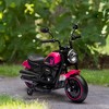 Aosom Kids Motorcycle with Training Wheels, 6V Battery-Operated Motorbike for Kids with SIngle-Button Start, Headlight, for 18-48 Months - 2 of 4