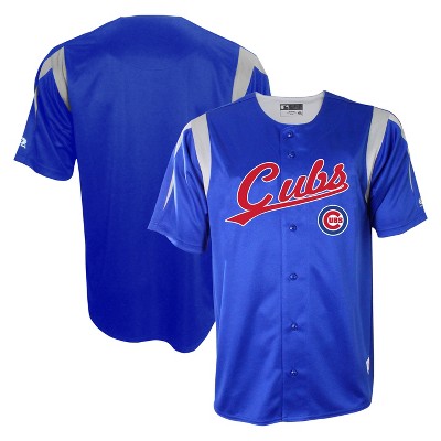 cubs button down jersey