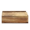 Sagebrook Home Wooden Dominoes Set - Wooden and Brass Domino Set in Brown - Game and Storage Case - Family Game Night - 3 of 4