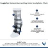 Snuggle Feet Women's Warm and Cozy Butter Novelty Socks  (1 Pair) - 3 of 4