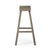Maven Lane Vincent Backless Wooden Bar Height Bar Stool - 3 of 4