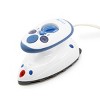 Dritz Mighty Steam Iron Mini plancha portátil color blanco y azul