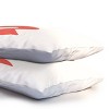 Deny Designs King April Lane Art Block Red Monogram R Microfiber Printed Pillow Sham - 3 of 3