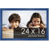 PosterPalooza | Classic Modern Blue Picture Frame - UV Acrylic, Backing Board, Hanging Hardware Included - 2 of 4