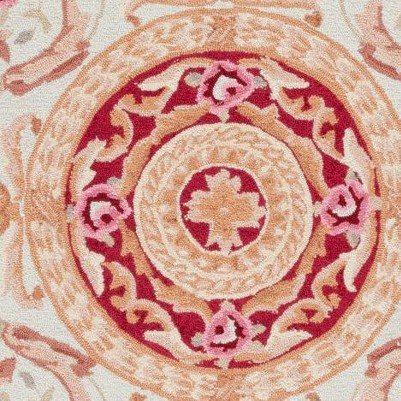 ivory/burgundy