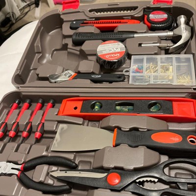 APOLLO TOOLS Original 39 Piece General Household Tool Set in Toolbox  Storage Case with Essential Hand Tools for Everyday Home Repairs, DIY and  Crafts