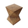 Sapphtopaz Outdoor End Table Modern Outdoor End Table Outdoor Side Table, Patio Table Small Table for Backyard, Balcony, Porch - 4 of 4