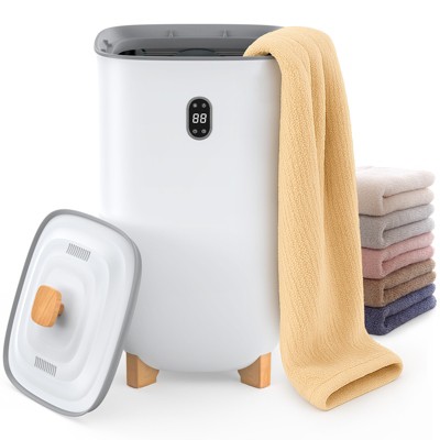 SKONYON 35L Digital Towel Warmer with Heat & Dry Modes, Fragrance Tray, Fast Even Heating
