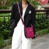 MKF Collection Avery Women’s Croc-Embossed Vegan Leather Crossbody Versatile Bag by Mia K - 3 of 4