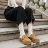 CUSHIONAIRE Origin Genuine Suede Mule Clogs for Women, Cozy Slip-On Moc Toe Loafer with Buckle and Faux Fur Cushioned Footbed - 4 of 4